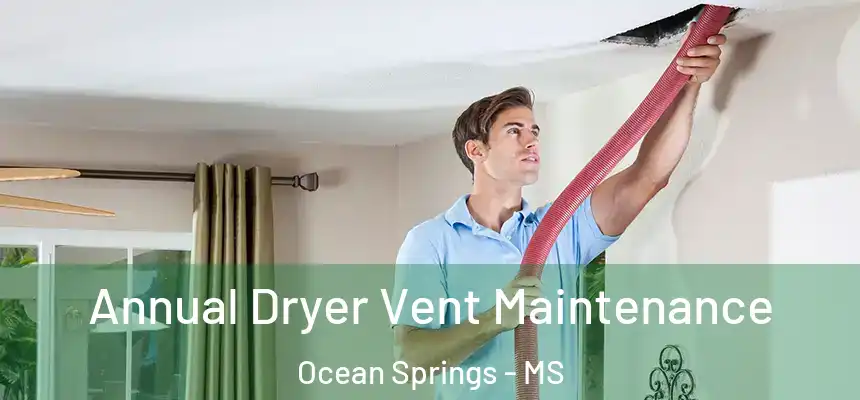 Annual Dryer Vent Maintenance Ocean Springs - MS